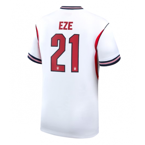 Billige Fotballdrakt England Eberechi Eze #21 Replika Hjemmedrakt VM 2026 Kortermet Billige Fotballdrakt England Eberechi Eze #21 Replika Hjemmedrakt VM 2026 Kortermet